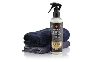 Поліроль для велосипеда Weldtite 03103 Rapid Ceramic Shield Kit (набір), 250мл - Магазин ВелоБуча