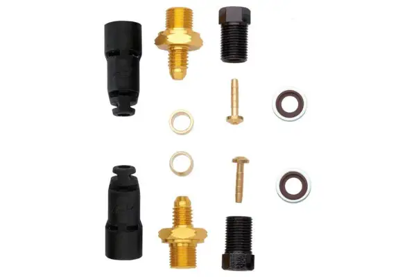 Адаптер JAGWIRE HYFLOW Quick-Fit Fittings HFA801 - Tektro 0-degree - Магазин ВелоБуча