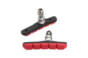 Колодки гальмівні MTB v-br. JAGWIRE Mountain Sport (Basic Comp Mountain XC) JS908T-R - Red - Магазин ВелоБуча