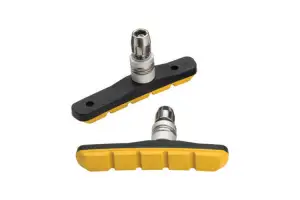 Колодки гальмівні MTB v-br. JAGWIRE Mountain Sport (Basic Comp Mountain XC) JS908T-Y - Yellow - Магазин ВелоБуча