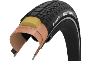 Покришка 700x35 (37-622) GoodYear Transit Tour Plus S5: Protection, Wire, Black + reflective strips, 60tpi