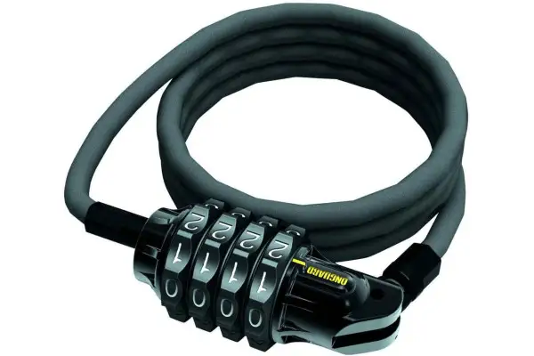 Замок Onguard TERRIER Combo 4 кодовый на 4 цифры, трос 120см х 6мм - Магазин ВелоБуча