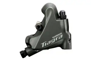 Каліпер гідравлічних гальм Shimano BR-4770-R, FLAT MOUNT, задній, без адаптера, колодка L03A RESIN PAD(W/FIN)
