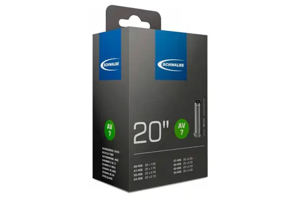 Камера 20 (40/62x406) Schwalbe AV7 40мм EK AGV - Магазин ВелоБуча