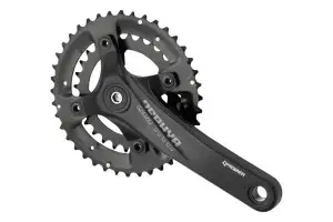 Комплект шатунов PROWHEEL ZEPHYR-501, (10S), 170mm, 36/22T black - Магазин ВелоБуча