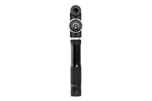 Мінінасос Crankbrothers STERLING SG, алюмінієвий, з манометром, smart head, 100 psi/7 bar, чорний - Магазин ВелоБуча
