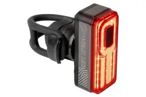 Мигалка задня Moon Helix Lite 100 люмен вбудований акум, USB TYPE-C кабель, сіра - Магазин ВелоБуча
