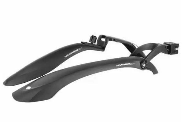 Комплект крыльев 24-29 SIMPLA Hammer 2 SDE, SPEEDstrap быстросъемное крепление, черные с белыми вставками - Simpla - Магазин ВелоБуча Комплект крыльев 24-29 SIMPLA Hammer 2 SDE, SPEEDstrap быстросъемное крепление, черные с белыми вставками - Магазин ВелоБуча