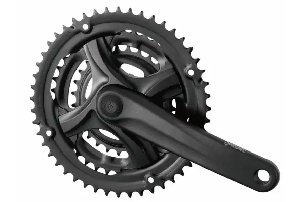 Комплект шатунів PROWHEEL TY-CM90, (8S/7S), 175mm, 48/38/28T black - Магазин ВелоБуча