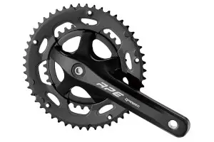 Комплект шатунов PROWHEEL RPE-421, (8S / 7S), 170mm, 50T/34T black