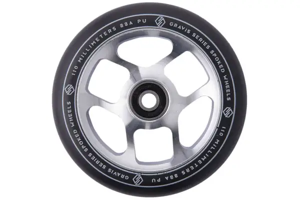 Колесо для трюкового самоката Striker Gravis Spoked Pro 110мм Raw - Striker - Магазин ВелоБуча Колесо для трюкового самоката Striker Gravis Spoked Pro 110мм Raw - Магазин ВелоБуча