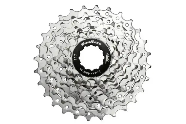 Кассета 9-k 11-25T SUN RACE R96 (CSR91) шоссейная, Nickel - Магазин ВелоБуча