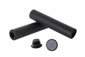 Грипсы Green Cycle GGR-701 130mm вспененный силикон, черные Грипсы Green Cycle GGR-701 130mm вспененный силикон, черные