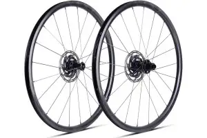 Колесо пров. + задн. 28 ERE GENUS II SL30 CARBON, Road, 100x12/142x12, CL, HG11, tubeless, чорний сатин - Магазин ВелоБуча