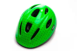 Шлем детский Green Cycle FLASH размер 48-52см зелено-черный лак Шлем детский Green Cycle FLASH размер 48-52см зелено-черный лак