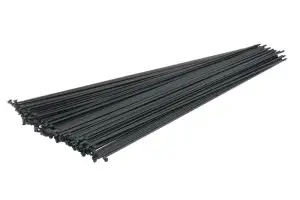 Спица 255мм 14G CN с хромир. нип. 16мм черная (100шт) стальная