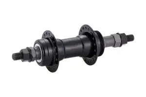 Втулка задн. Quando KT-122R під V-brake 36H 165mm, 6,7 ск. на гайках сталева чорна - Магазин ВелоБуча