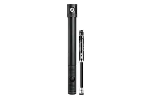 Мининасос Crankbrothers KLIC HV GAUGE, алюминиевый, с манометром, presta/schrader, 110psi / 7.6 bar, черный Мининасос Crankbrothers KLIC HV GAUGE, алюминиевый, с манометром, presta/schrader, 110psi / 7.6 bar, черный