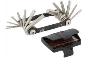 Мультитул Crankbrothers M13, 2/2.5/3/4/5/6/8мм, T10, T25, Phillips #1 #2, flat #2, інструмент для безкамерних шин, чорний