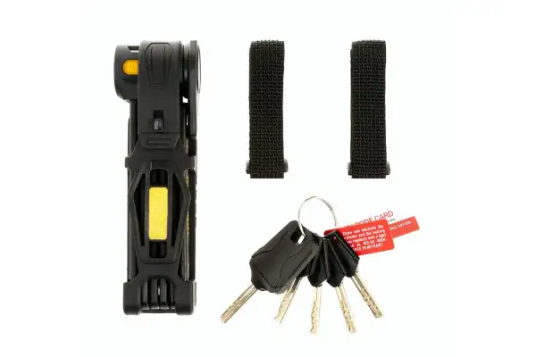 Замок складной Onguard K9 Heavy Duty Combo, 75см, 5 ключей, короб-держатель на раму - OnGuard - Магазин ВелоБуча Замок складной Onguard K9 Heavy Duty Combo, 75см, 5 ключей, короб-держатель на раму - Магазин ВелоБуча