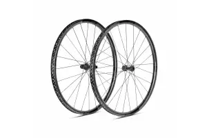 Колесо пер. + задн. 28 ERE TENACI GT25 CARBON, Gravel, 100x12/142x12, CL, HG11, tubeless, черный сатин - Магазин ВелоБуча