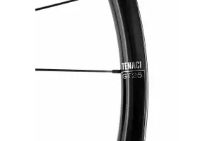 Колесо пров. + задн. 28 ERE TENACI GT25 CARBON, Gravel, 100x12/142x12, CL, HG11, tubeless, чорний сатин - Магазин ВелоБуча