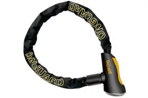 Замок Onguard MASTIFF цепь 120cм x 8мм усиленная титаном + интегрированный замок, 4 ключа +1с подсветкой