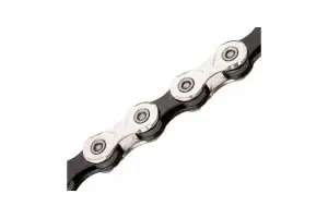 Ланцюг інд. 114 зв. 1/2x11/128 KMC X10-1, NPBK silver/black - Магазин ВелоБуча