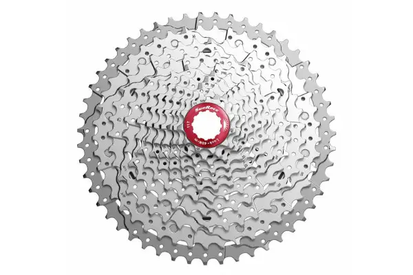 Касета 11-k 11-46T SUN RACE MX8 MTB, алюмінієвий павук, Metallic Silver - Магазин ВелоБуча
