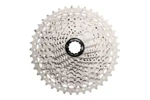 Касета 11-k 11-46T SUN RACE MS7 MTB, сталевий павук, Metallic Silver - Магазин ВелоБуча