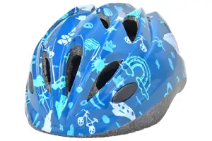 Шолом дитячий Green Cycle BUDDY розмір 48-52см синій - Магазин ВелоБуча