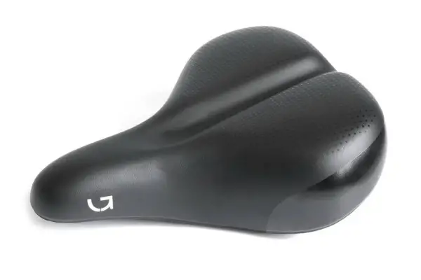Сідло Green Cycle Comfort 227, сталеві рейли, чорне - Магазин ВелоБуча