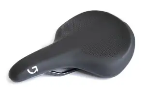 Сідло Green Cycle Comfort Foam 190, сталеві рейли, чорне - Магазин ВелоБуча
