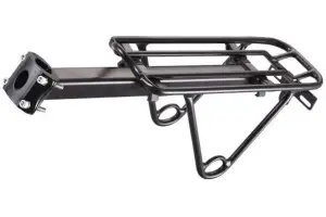 Багажник Green Cycle GCR-401 консольный алюминиевый, на штырь 25,4 - 31,8, черный