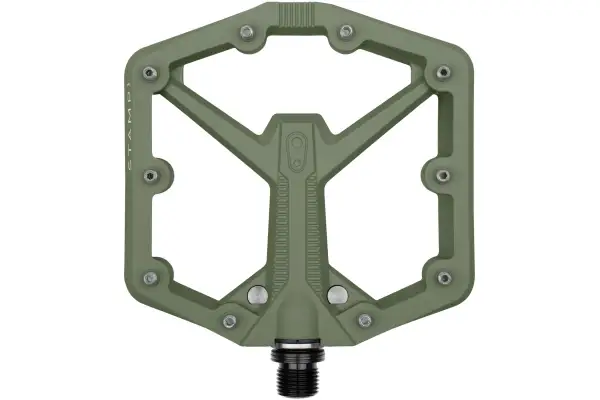 Педали Crankbrothers STAMP 1 (GEN. 2), размер L (43-49 eu), зелёные - Магазин ВелоБуча