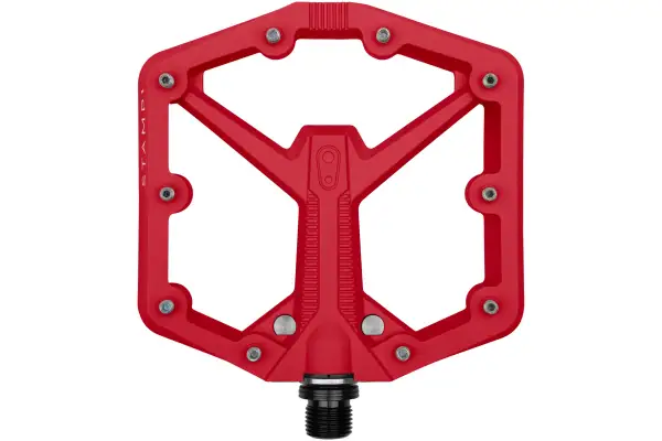 Педали Crankbrothers STAMP 1 (GEN. 2), размер S (37-43 eu), красные - Магазин ВелоБуча