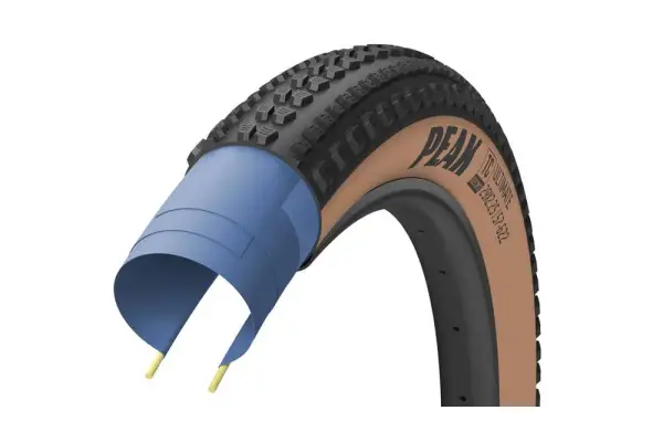 Покрышка 29x2.25 (57-622) GoodYear PEAK tubeless complete, folding, black/tan, 120tpi - GoodYear - Магазин ВелоБуча Покрышка 29x2.25 (57-622) GoodYear PEAK tubeless complete, folding, black/tan, 120tpi - Магазин ВелоБуча