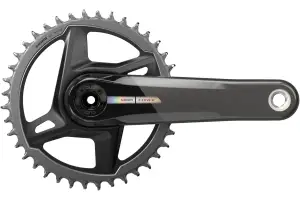 Комплект шатунів Sram FORCE 1 DUB, 175мм, 38т, чорні (OEM)