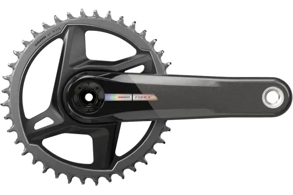 Комплект шатунів Sram FORCE 1 DUB, 175мм, 38т, чорні (OEM) - Магазин ВелоБуча