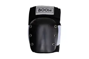 Защита для колен Boom Solid Black/Silver L - Магазин ВелоБуча