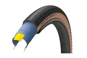 Покришка 700x35 (35-622) GoodYear County Ultimate Tubeless Complete Folding Blk/Tan, 120tpi