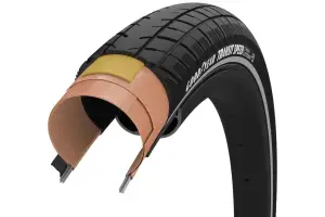 Покрышка 700x30 (30-622) GoodYear Transit Speed S1:Protection, Wire, Black + reflective strips, 60tpi - Магазин ВелоБуча