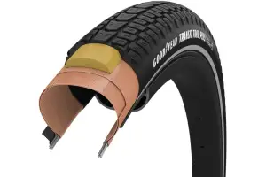 Покрышка 700x40 (40-622) GoodYear Transit Tour Plus S5:Protection, Wire, Black + reflective strips, 60tpi Покрышка 700x40 (40-622) GoodYear Transit Tour Plus S5:Protection, Wire, Black + reflective strips, 60tpi
