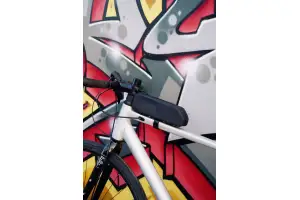 Сумка на верхнюю трубу рамы Green Cycle Belt, водонепроницаемая, 22х6,6х5,7см,  черный - Магазин ВелоБуча