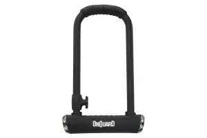 Замок U-подібний Onguard Brute LS, розмір скоби 115 x 260мм, товщина 16.8мм. 4 ключі + 1 з підсвічуванням, чорний - Магазин ВелоБуча