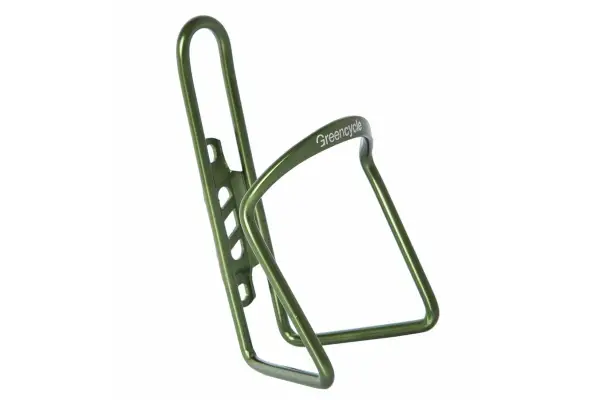 Фляготримач Green Cycle GGE-112 алюмінієвий 500-750ml зелений - Магазин ВелоБуча