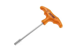 Ключ Ice Toolz 12D7 для спиц 3.6mm с Т-образной ручкой под квадратный нипель - Магазин ВелоБуча