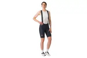 Велотрусы Castelli Prima 2 DT на лямках женские black L - Магазин ВелоБуча