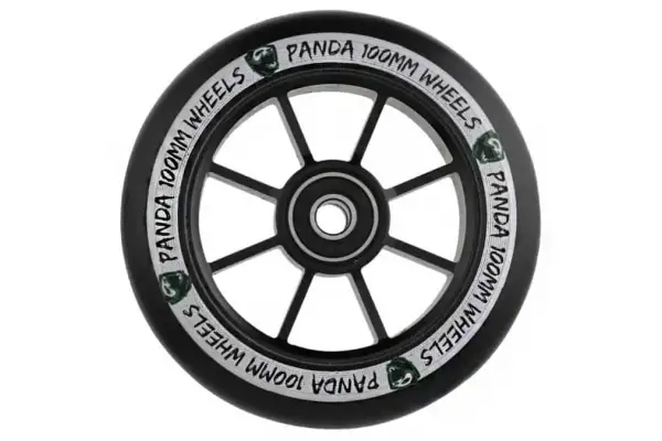 Колесо для трюкового самоката Panda Spoked V2 100мм Black - Panda - Магазин ВелоБуча Колесо для трюкового самоката Panda Spoked V2 100мм Black - Магазин ВелоБуча