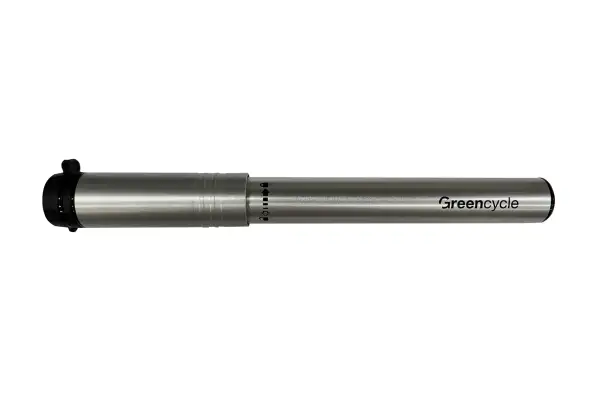 Мининасос Green Cycle GPM-1871A алюминиевый с манометром, Presta+Schrader, 120psi - Магазин ВелоБуча